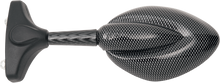 PARTS UNLIMITED Mirror - Side View - Teardrop - Carbon Fiber - Left/Right - Each JY121A-C/F LOOK