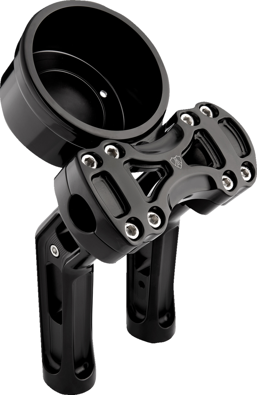 ARLEN NESS Wayback Risers - Method - 7" - 4" Round Gauge - Black 520-072