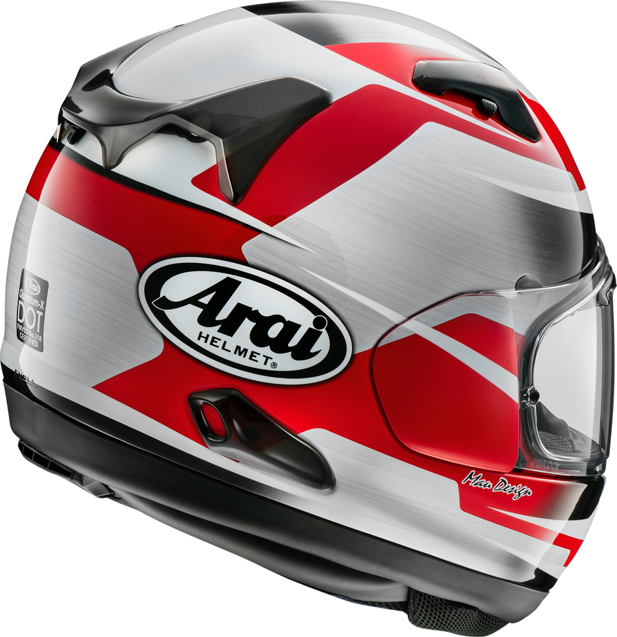 ARAI HELMETS Quantum-X Helmet - Steel - Red - Small 0101-18117