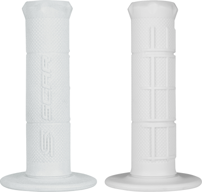SCAR RACING Single Density Grips - White GOSW