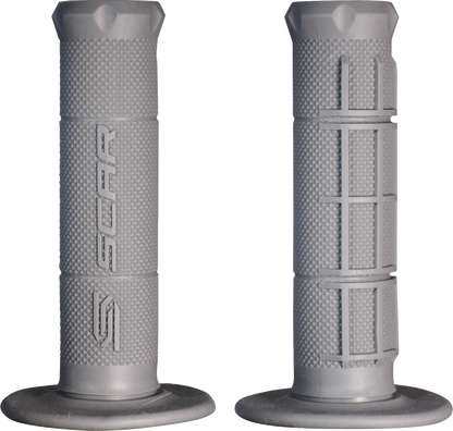 SCAR RACING Single Density Grips - Gray GOSG