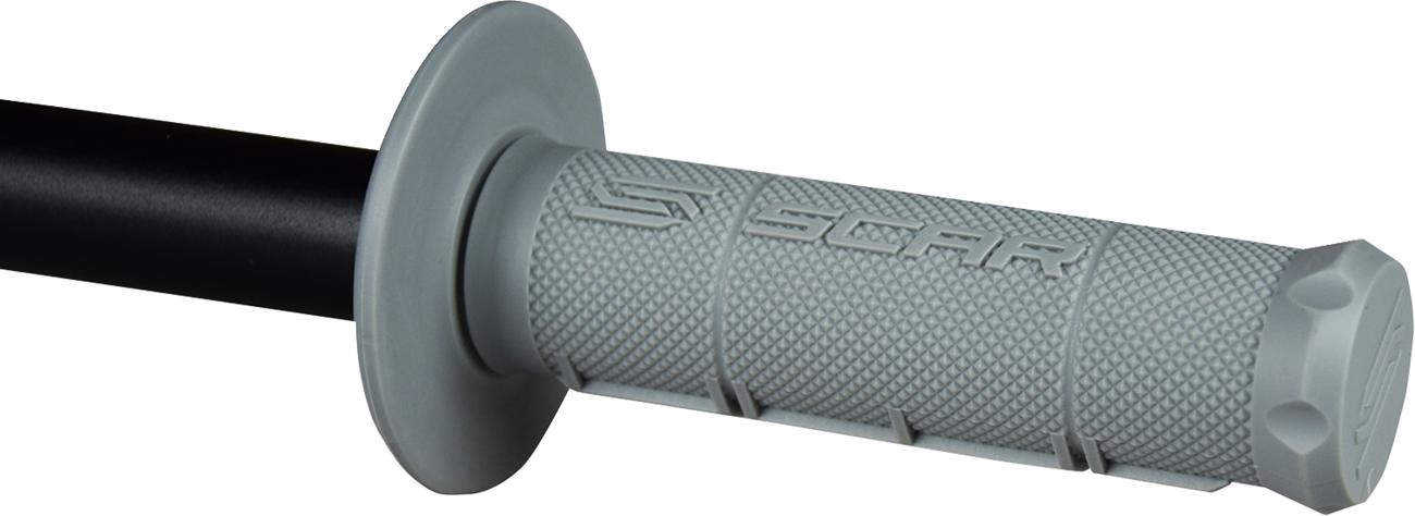 SCAR RACING Single Density Grips - Gray GOSG