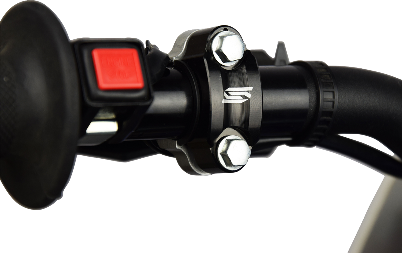 SCAR RACING Rotating Handlebar Perch Clamp - Black RBC1