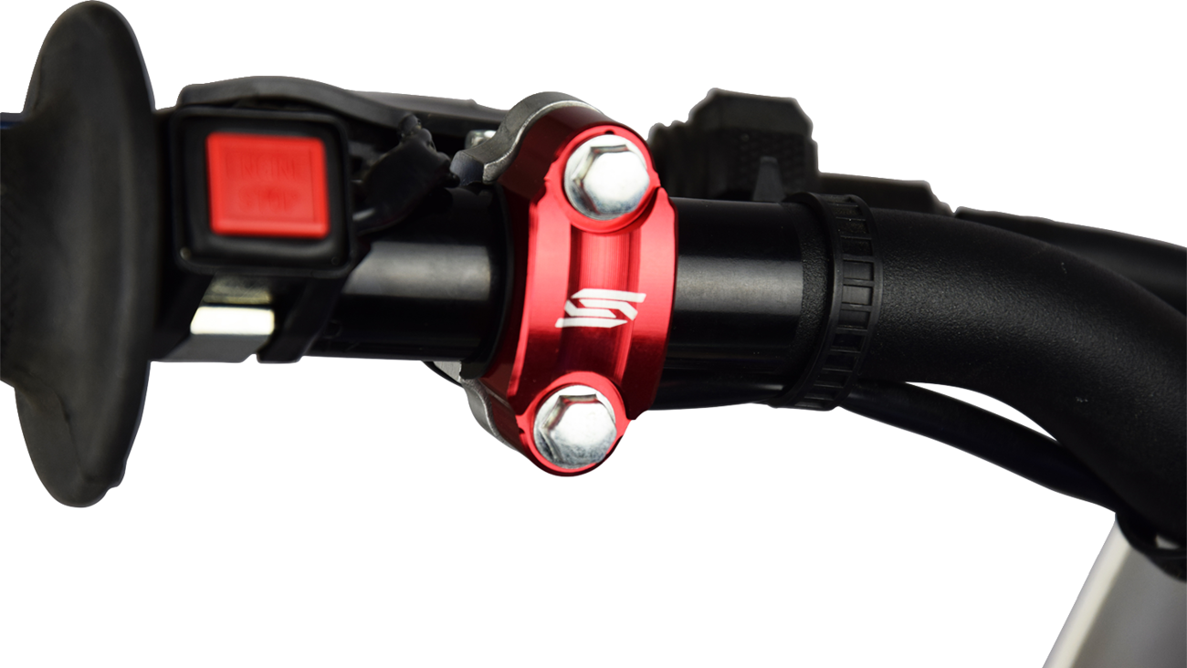 SCAR RACING Rotating Handlebar Perch Clamp - Red RBC3