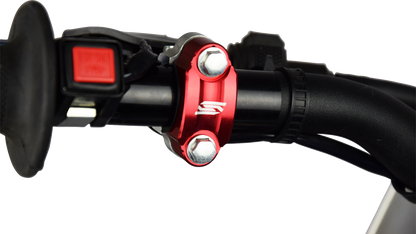 SCAR RACING Rotating Handlebar Perch Clamp - Red RBC3