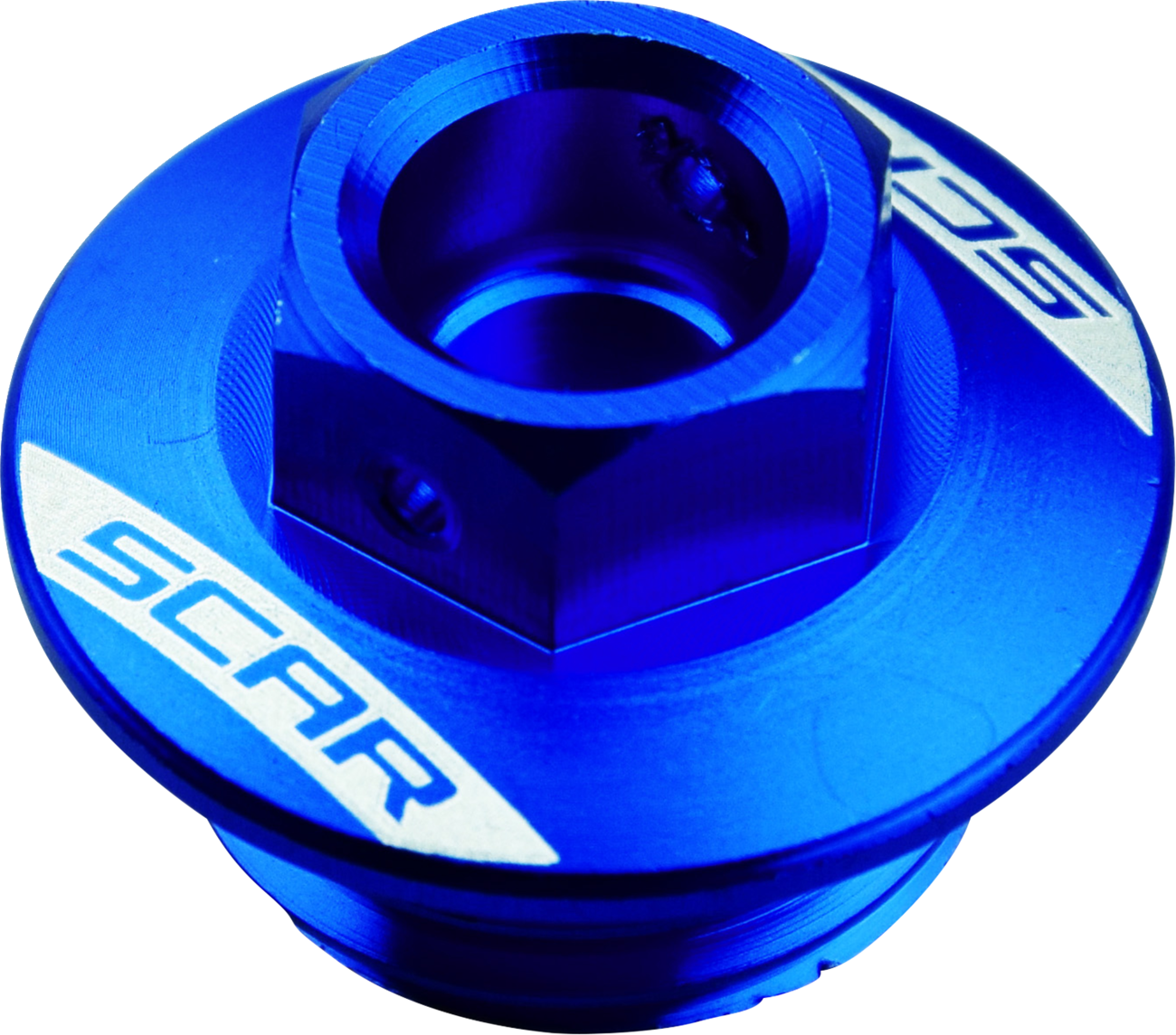 SCAR RACING Oil Filler Plug - Blue - KTM OFP500B