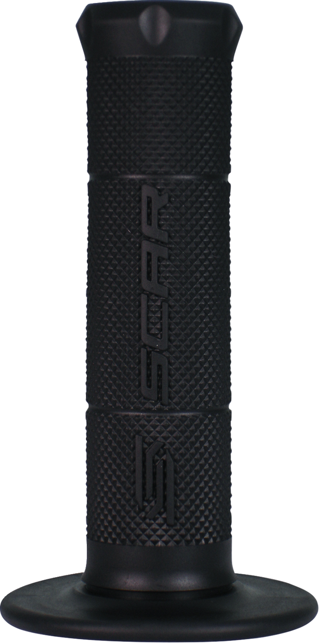 SCAR RACING Single Density Grips - Black GOSBLK