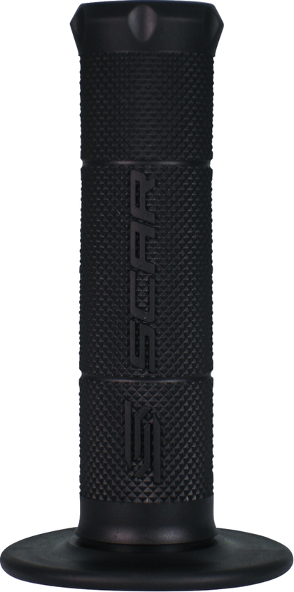 SCAR RACING Single Density Grips - Black GOSBLK