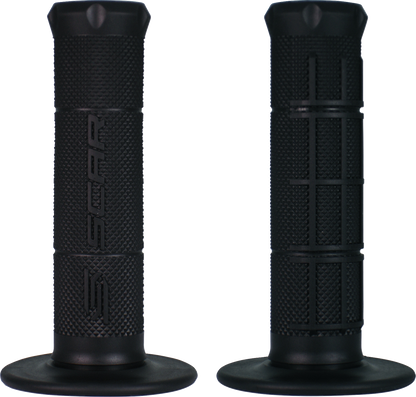 SCAR RACING Single Density Grips - Black GOSBLK