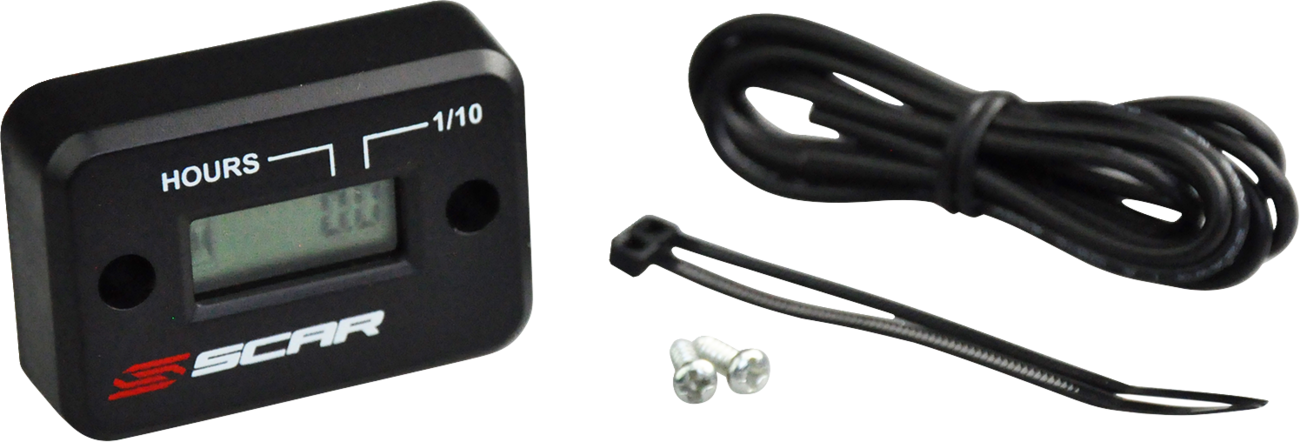 SCAR RACING Hour Meter - Black HM
