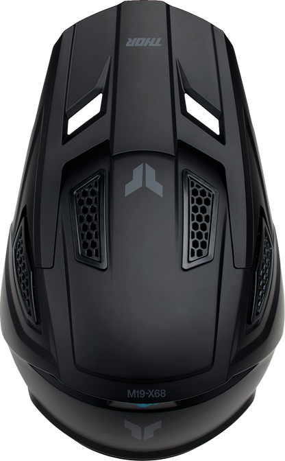 THOR Fleet Helmet - Blackout - Matte Black - Medium 0110-9383