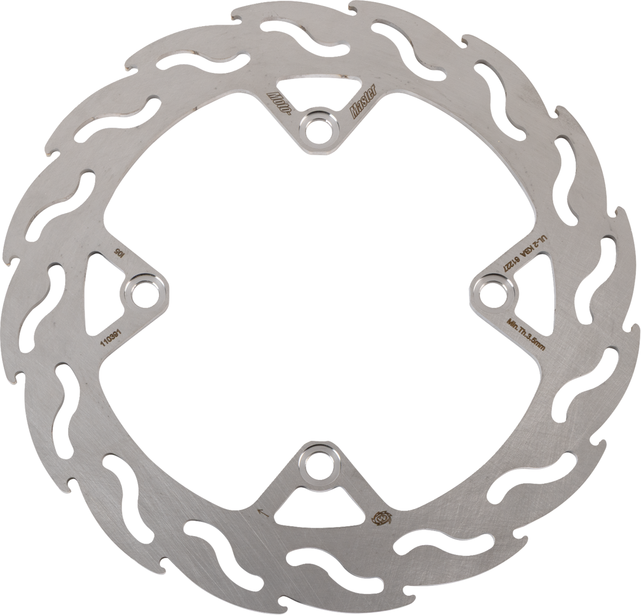 MOTO-MASTER Brake Rotor - Rear - Flame 110391