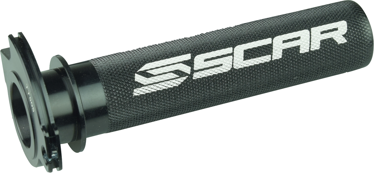 SCAR RACING Motocross Aluminum Throttle Tube with Bearing - Black TT502