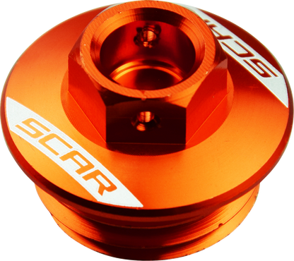 SCAR RACING Oil Filler Plug - Orange OFP500