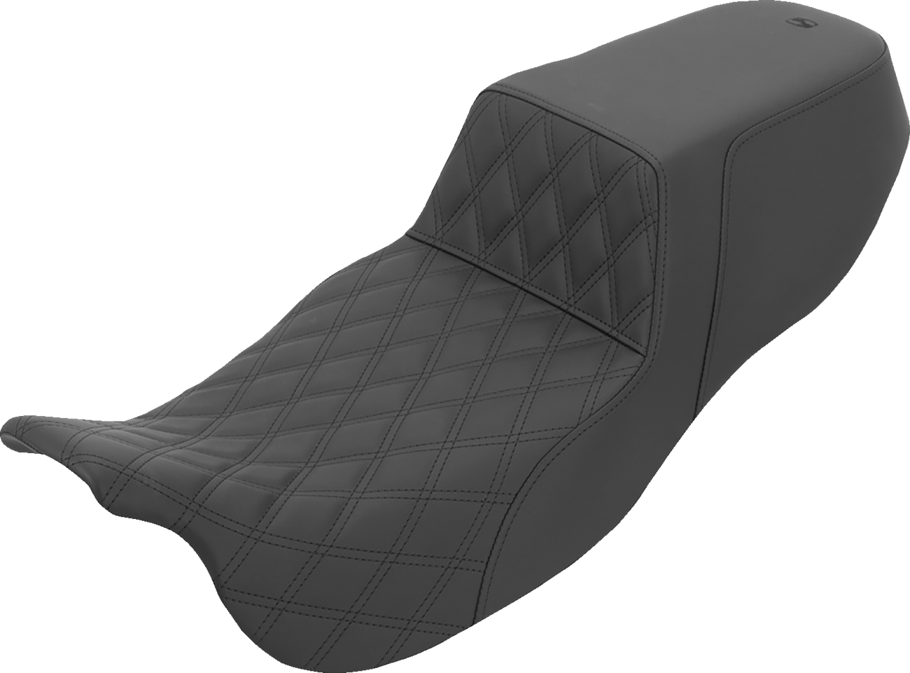 SADDLEMEN Step-Up Seat - Extended Reach - Front Lattice Stitch - FLRT/FLTRT '15-'25 815-07E-172