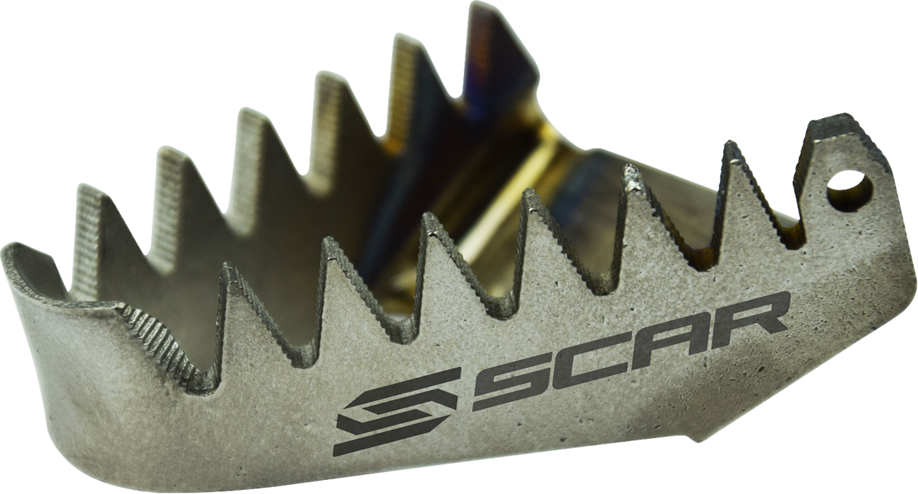 SCAR RACING Brake Pedal Tip - Titanium -Gas Gas/Husqvarna/KTM STBT500
