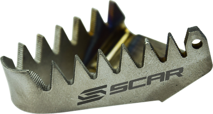 SCAR RACING Brake Pedal Tip - Titanium -Gas Gas/Husqvarna/KTM STBT500