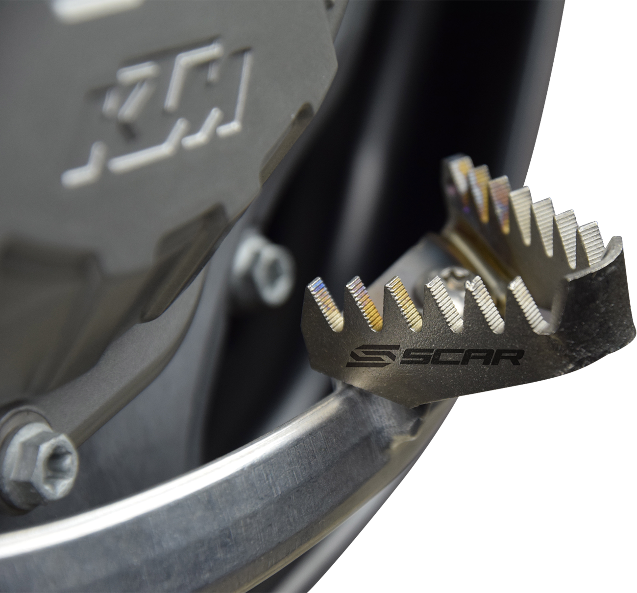 SCAR RACING Brake Pedal Tip - Titanium -Gas Gas/Husqvarna/KTM STBT500