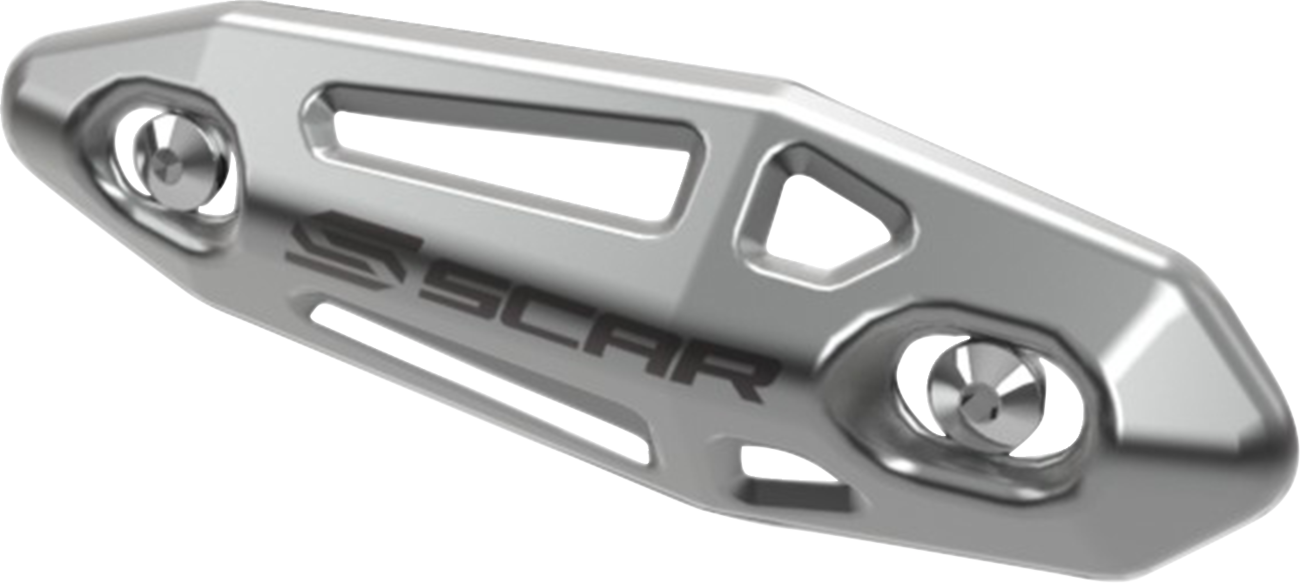 SCAR RACING Universal Exhaust Heat Protector - Stainless Steel - 4-Stroke UHP