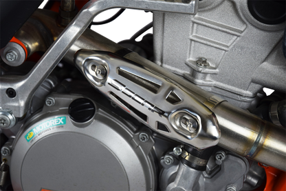 SCAR RACING Universal Exhaust Heat Protector - Stainless Steel - 4-Stroke UHP