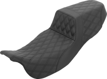 SADDLEMEN Step-Up Seat - Extended Reach - Full Lattice Stitch - FLRT/FLTRT '15-'25 815-07E-175