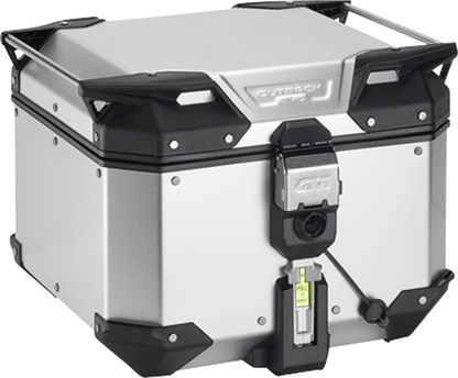 GIVI Outback Evo Top Case - 42 Liter - Anodized Silver OBKEV42AA