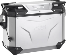 GIVI Outback Evo Side Case - Left - 37 Liter - Silver Anodized OBKEV37AAL