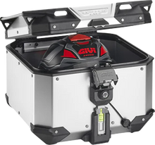 GIVI Outback Evo Top Case - 42 Liter - Anodized Silver OBKEV42AA