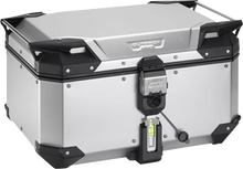 GIVI Outback Evo Top Case - 58 Liter - Anodized Silver OBKEV58AA