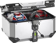 GIVI Outback Evo Top Case - 58 Liter - Anodized Silver OBKEV58AA