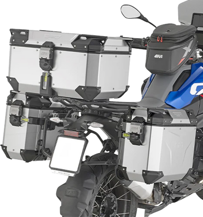 GIVI Outback Evo Top Case - 58 Liter - Anodized Silver OBKEV58AA