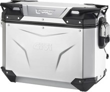 GIVI Outback Evo Side Case - Right - 37 Liter - Silver Anodized OBKEV37AAR