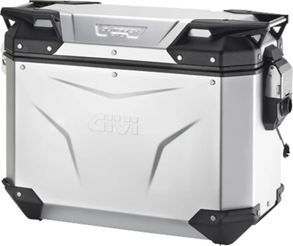 GIVI Outback Evo Side Case - Right - 37 Liter - Silver Anodized OBKEV37AAR
