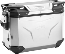 GIVI Outback Evo Side Case - Right - 37 Liter - Silver OBKEV37AR