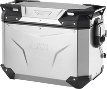 GIVI Outback Evo Side Case - Left - 44 Liter - Silver OBKEV44AL