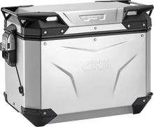 GIVI Outback Evo Side Case - Left - 48 Liter - Silver Anodized OBKEV48AAL