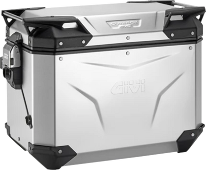 GIVI Outback Evo Side Case - Right - 48 Liter - Silver Anodized OBKEV48AAR