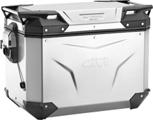 GIVI Outback Evo Side Case - Left - 48 Liter - Silver OBKEV48AL