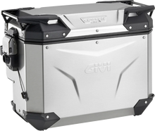GIVI Outback Evo Side Case - Right - 40 Liter - Silver OBKEVS40AR