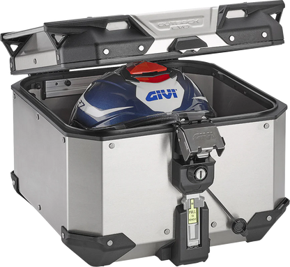 GIVI Outback Evo Top Case - 42 Liter - Silver OBKEV42A