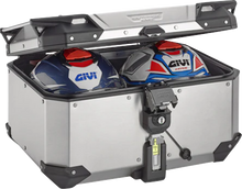 GIVI Outback Evo Top Case - 58 Liter - Silver OBKEV58A