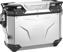 GIVI Outback Evo Side Case - Right - 33 Liter - Silver Anodized OBKEVS33AAR