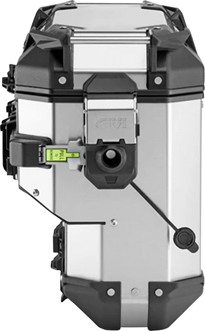 GIVI Outback Evo Side Case - Right - 33 Liter - Silver OBKEVS33AR