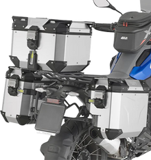 GIVI Outback Evo Side Case - Right - 33 Liter - Silver Anodized OBKEVS33AAR