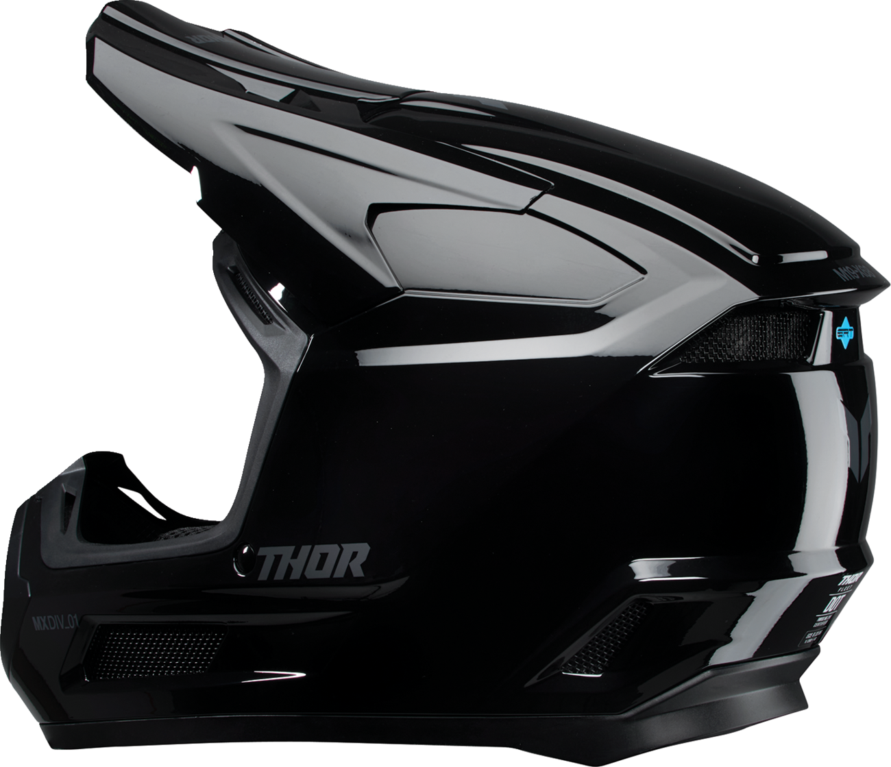 THOR Youth Fleet Helmet - Blackout - Gloss Black - Small 0111-1753
