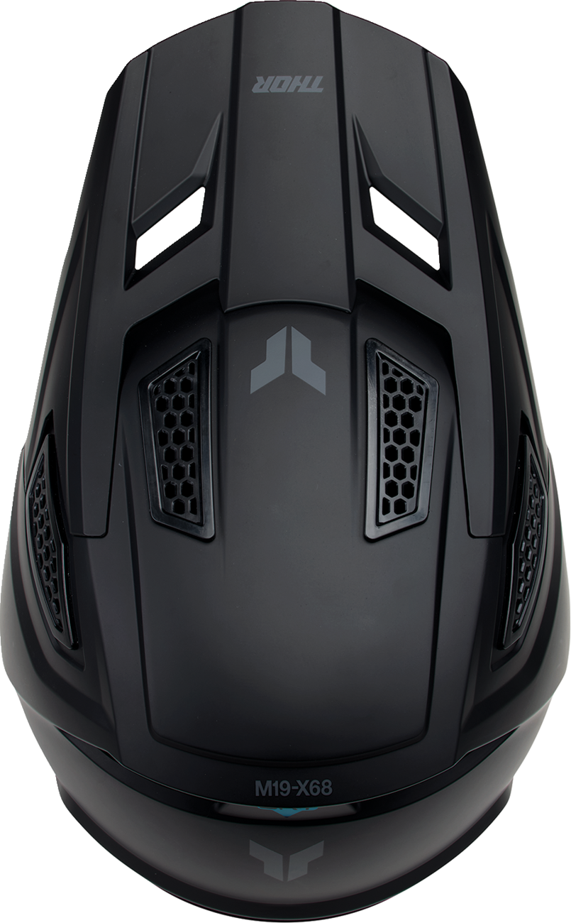 THOR Fleet Helmet - Blackout - Matte Black - Large 0110-9384