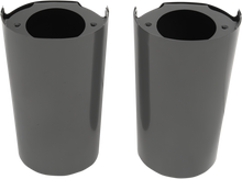 DRAG SPECIALTIES Fork Slider Cover - Stock Length - Black - Smooth C23-0305GB