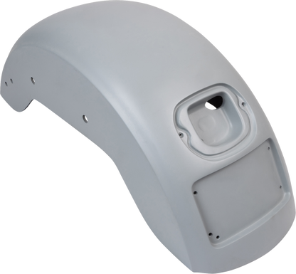 PAUL YAFFE BAGGER NATION French Fix Rear Fender - Black Plate Frame - Red Tail Light - HD - Softail PYO:FF-B-R