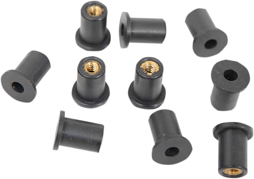 DRAG SPECIALTIES Well Nuts - #6-32 - 10 Pack O15-0953-10