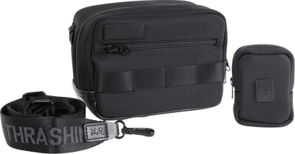 THRASHIN SUPPLY CO. Crossbody Handlebar Bag - Black/Gray THB-0038
